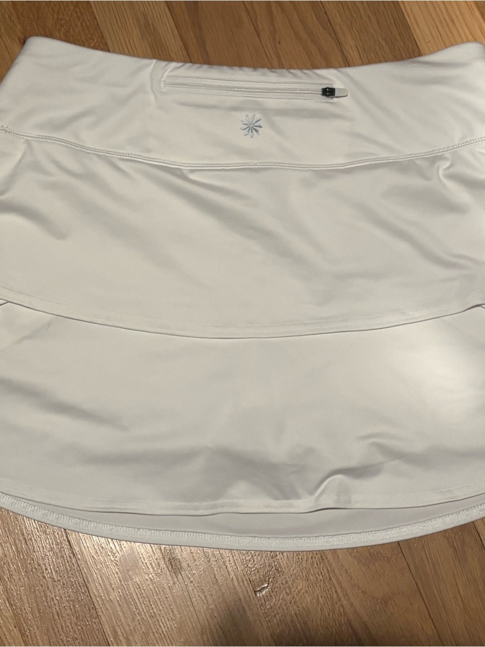 Athleta White Tiered Mini Skirt - Picture 4 of 7